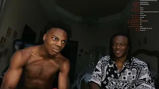 KSI TAKES OFF HIS BANDANA 💀 SPEED LAUGHS ON KSI ( *'! /##)