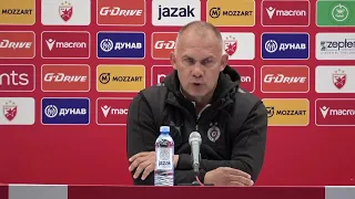 Konferencija za medije nakon 173. Večitog derbija FK Crvena zvezda - FK Partizan