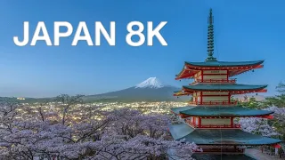 Japan in 8K ULTRA HD - Land of Rising Sun (60 FPS) || Japan with Relaxing Music