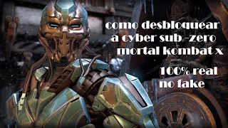 Como desbloquear a cyber sub-zero (Mortal kombat X)