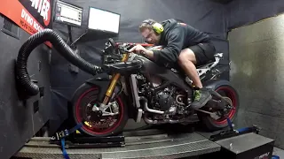 2016 Aprilia RSV4 RR Dyno run