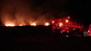 Redlands FD, SBCoFD & Cal Fire On Scene Of A Fire In Mentone Area.