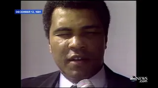 Muhammad Ali Retirement From Boxing 1981 (Rare)