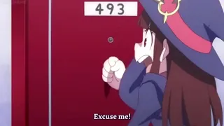 little witch academia girl opens the wrong door.