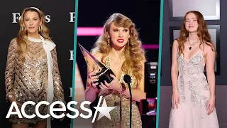 Taylor Swift Thanks Sadie Sink, Blake Lively & More In 2022 AMAs Speech
