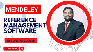 MENDELEY FOR REFERENCE MANAGEMENT SOFTWARE TRAINING