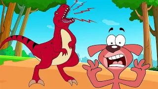 Rat A Tat - T-Rex Dinosaur Age Time Travel - Funny Animated Cartoon Shows For Kids Chotoonz TV