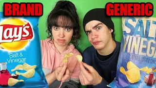 Name Brand vs. Generic Taste Test Challenge with Karla