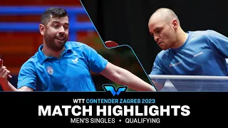 Niagol Stoyanov vs Ioannis Sgouropoulos | MS Qual | WTT Contender Zagreb 2023