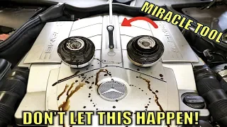 I Made My Mercedes Engine Run Super Smooth For Super Cheap! No More Engine Vibration. Sorted Ep.3