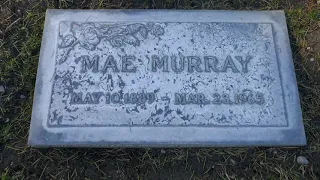 Actress Mae Murray Grave Valhalla Memorial Park North Hollywood California USA January 2021