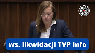 Hanna Gill-Piątek: to już nie dno, ale stukanie w to dno od spodu