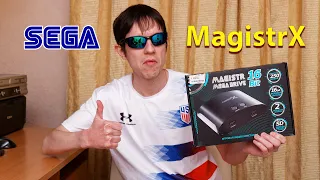 Обзор и тест SEGA Magistr MEGA DRIVE (MagistrX) 250 игр + microSD / Игровая приставка от New Game
