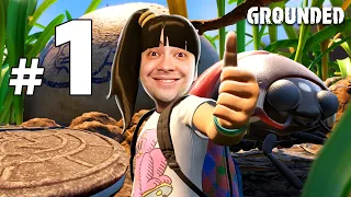 alanzoka jogando Grounded com os amigos - Parte #1