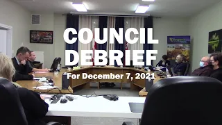 Council Debrief for the December 7 Meeting