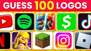 Guess the Apps Logo in 3 Seconds...? | 100 Logo Quiz 2024