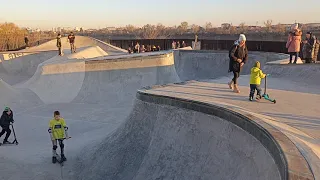 Новый скейт парк построен в Юбилейном микрорайоне Краснодара.  скейт 26 ноя
