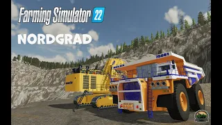 FS22🌲Nordgrad 🌲Mini training🌲Mining🌲Belaz 75601✔Komatsu PC 8000