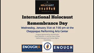 Town of New Castle International Holocaust Remembrance Day Program