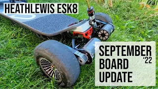 HeathLewis esk8 - Board Update - 0-40 acceleration - Radium Bioboard Newbee