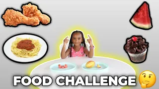 SAMIA'S FOOD CHALLENGE (YUMMY!)