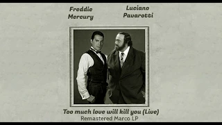 Luciano Pavarotti & Feddie Mercury - Too much love will kill you "feature Live" 2020 version