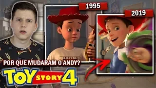 Por que MUDARAM o ANDY em TOY STORY 4? - Análise do TRAILER