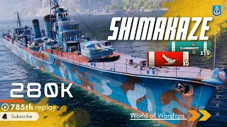 The Unstoppable SHIMAKAZE:  Dominate the Battles with Destroyer Shimakaze World of Warships #gaming