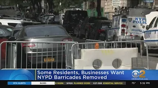 Some Residents, Businesses Want NYPD Barricades Removed