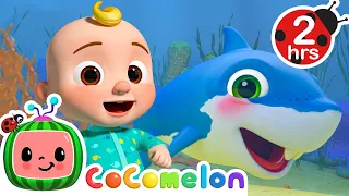 🦈 BABY SHARK KARAOKE! 🦈| 2 HOURS OF COCOMELON KARAOKE! | Sing Along With Me! | Moonbug Kids Songs