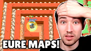 UNMÖGLICH?! 😨 Ich muss EURE MAPS spielen! 😅 Brawl Stars deutsch