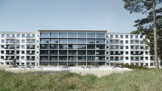 Ostseebad Prora: cero III Schiebefenster erhalten Panoramablick der früheren Liegehallen