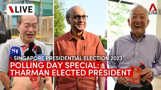 [LIVE] Singapore Presidential Election 2023: Tharman elected President | Polling Day results special