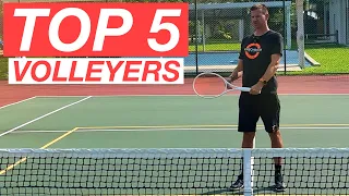 Top 5 Volleyers in Tennis History