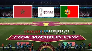 Morocco vs Portugal ● FIFA WORLD CUP QATAR 2022 | Quarter Final | 10 December 2022 Gameplay