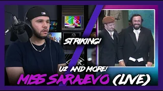 First Time Reaction U2 ft. Pavarotti Miss Sarajevo (INCREDIBLE!) | Dereck Reacts