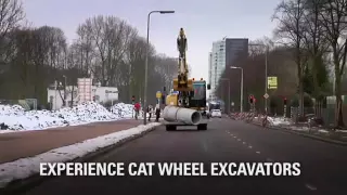 Колесные экскаваторы Cat® Comfort and Visibility