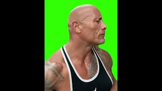 The Rock Eyebrow Raise Green Screen Template