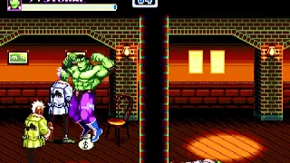 Streets of Rage 2 (Extreme Edition hack) - Max playthrough (The Hulk palette)