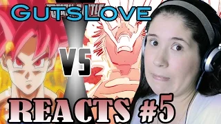 Gutslove REACTS #5 DeathBattle: Goku vs Superman REMATCH