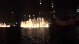 The Burj Khalifa dancing fountains - ANDREA BOCELLI-SARAH BRIGHTMAN-TIME TO SAY GOODBYE