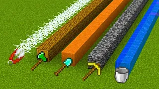 Minecraft: Which Tool Mines the Fastest?
