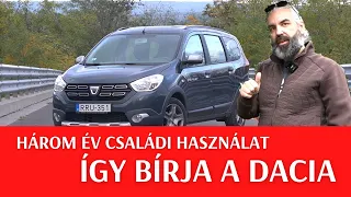 Dacia Lodgy használt teszt: ilyen az olcsó egyterű három év családi szolgálat után