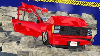 МАШИНЫ ПРОТИВ ОГРОМНОЙ ДРОБИЛКИ В BEAMNG DRIVE