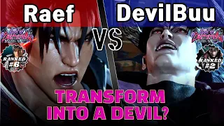 Transforminto a Devil? - Raef (Jin) VS DevilBuu (DevilJin) - Tekken 8 Ranked Matches!