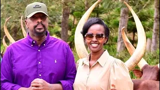 Gen Muhoozi beautiful wife Charlotte Nankunda assures husband on his birthday. Listen to her speech