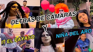 🎥DETRAS DE CÁMARAS (LA NIÑA DEL ARO Y EL PAYASO IT)// 🤡🕳️😱FAMILIA RECOCHA