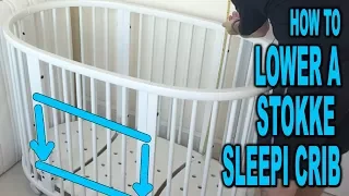 Stokke Sleepi - How To Lower the Crib Height - Clueless Dad