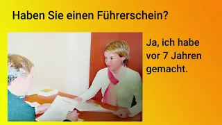 a2b1 Prüfung Vorstellungsgespräch, Bildbeschreibung und 2 Dialoge-typische Fragen und Antworten