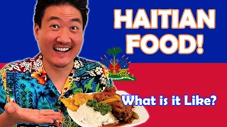 Trying HAITIAN FOOD for the First Time! | Caribbean Food Series